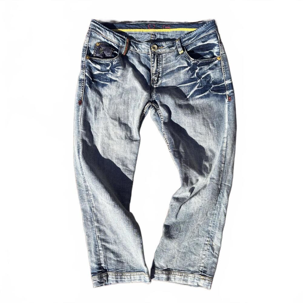 y2k coogi embroidered capris‎